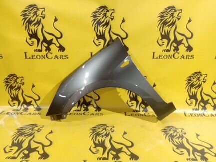 Крыло переднее левое Солярис 2011-Solaris серое