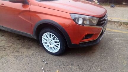 Новые 20555 R16 шипы на LADA Vesta SW