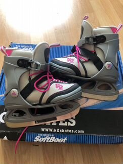 Коньки К2, раздвижные, р-р 29-34