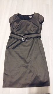 Платье с коротким рукавом сидит идеально р.52-54