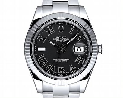 Rolex Datejust II Black Roman Dial