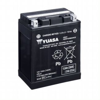 Аккумулятор мото Yuasa YTX14AH-BS