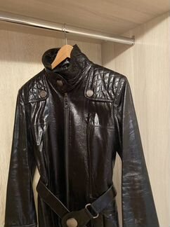 Плащ натуральная кожа