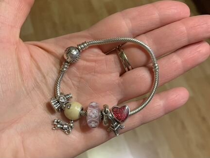 Браслет серебро Pandora