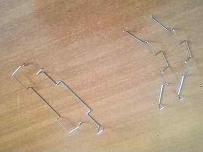 скобы для крепления вентилятора к кулеру 120мм. скобы для вентилятора. проволочный крепеж для 120мм вентилятора (2 скобы). скобы для кулера 120 мм. скобы для крепления вентилятора к кулеру 120мм.