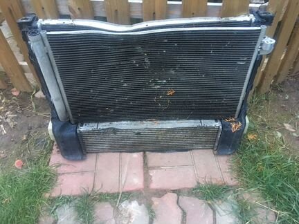 Бмв G30 кассета радиаторов дефект