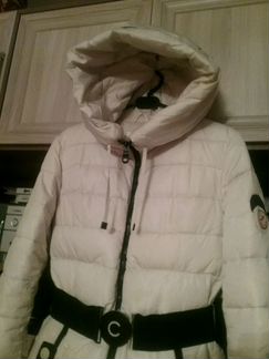 Пальто тёплое, двойной синдепон, с капюшоном