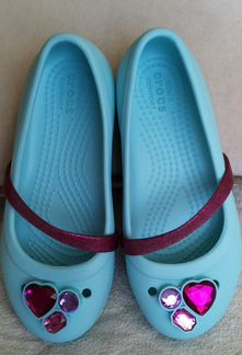 Новые crocs для девочки, С11 (17 см по стельке)