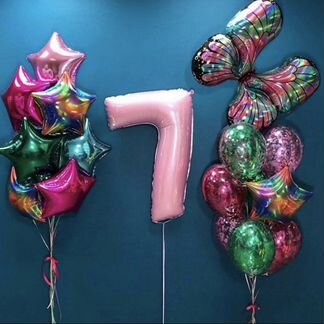 Фольгированные цифры