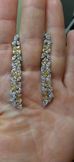 Серьги из серебра серии Графф Graff