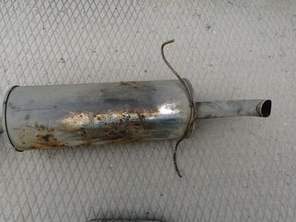 Выхлопная банка volkswagen polo, skoda rapid