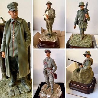 Фигурки солдат первой мировой, 1:16 модели
