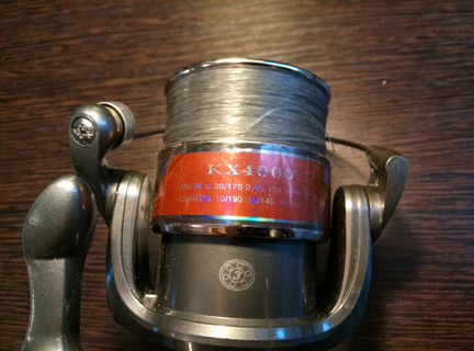 Катушка kaida KX 4000 леской 300м