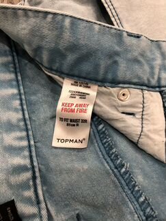 Джинсы topman, UK 32R, EUR 81 см R, US 32R