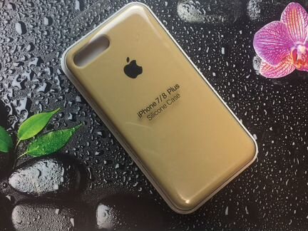 Чехол на iPhone 7/8 plus золотой