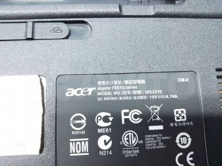 Разбор ноутбука Acer Aspire 7551G