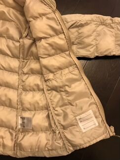 Легкий пуховик для девочки uniqlo