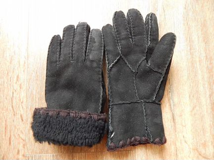 Перчатки 7.5 раз. зимние натуральный мех б/у