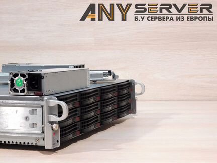 Сервер Supermicro 6028U 2xE5-2697Av4 64Gb 12x3.5