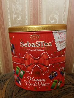 Новогодние Металлические банки для чая