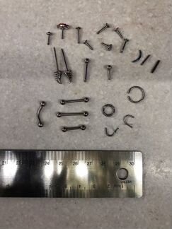 Запчасти на пирсинг, пирсинг (пакетом)