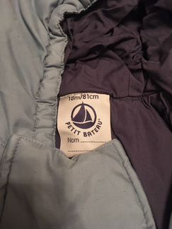 До 28.12 Зимний комбинезон Petit bateau 81 см