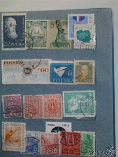 Почтовые коллекционные марки Польши (50-60 гг.)