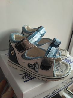 Сандалики детские, кожаные, 22 размер
