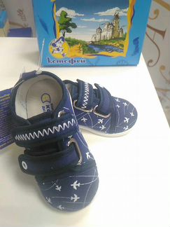 Котофей новые туфли текстиль р.22