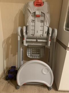 Стульчик для кормления chicco polly 2start слонено