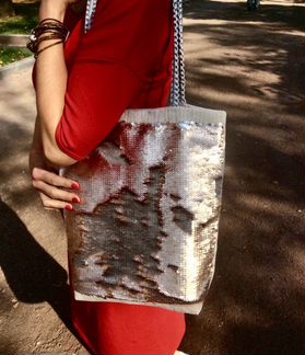 Сумка шоппер бежевая