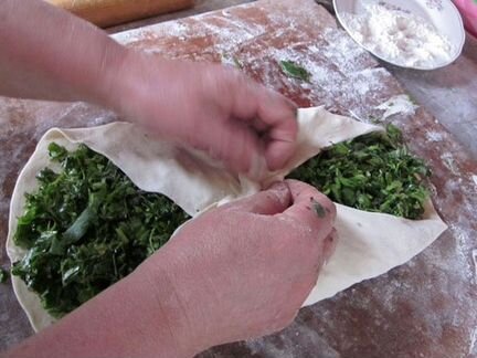 Женгялов хац (жингялов хац ) Ламаджо, Хинкали