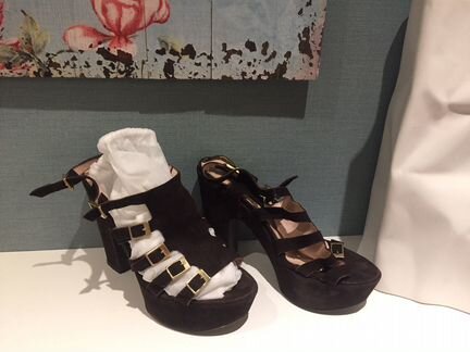 Замшевые Босоножки Италия