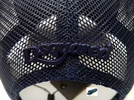 Бейсболка кепка Dsquared (т.синий) сетка