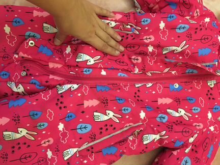 Комбинезон зимний для девочки 74-80