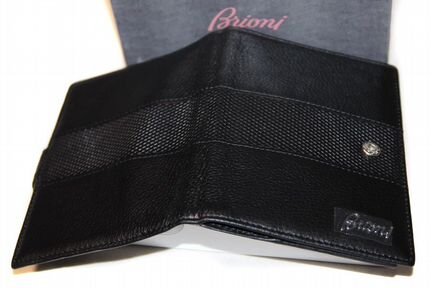 Кожаная обложка Brioni паспорт авто-документы люкс