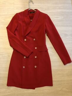 Платье пиджак Золотой песок