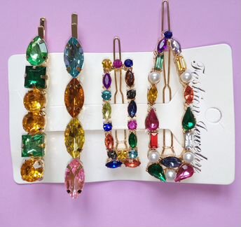 Заколки с кристаллами