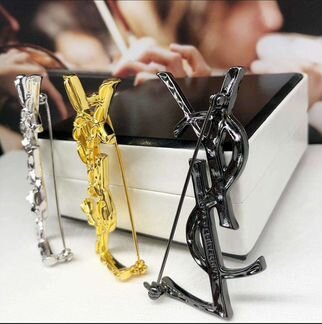 Брошь Yves Saint Laurent Ив Сен Лоран