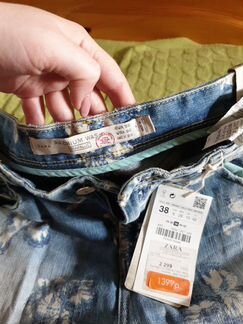 Джинсы Zara новые размер 38