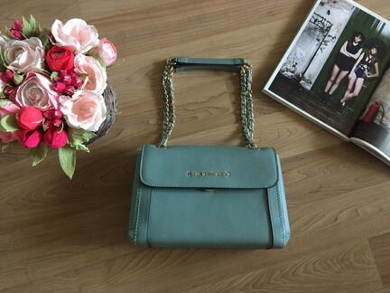 Кожаная шикарная сумка Love Moschino (оригинал)