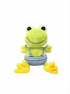 Лягушонок в штанишках мягкая игрушка