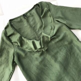 Шёлковое платье Benetton size S
