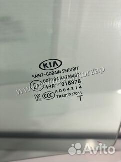 Стекло задняя левая Kia Cerato 4 BD 2018