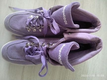 Кеды высокие женские