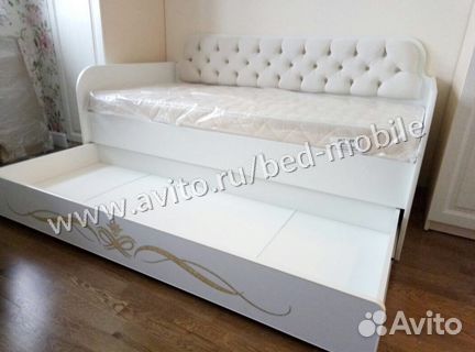 Кровать Классик белоснежная