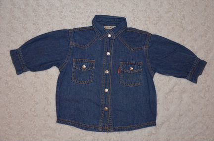 Джинсовая рубашка Германия 68 см