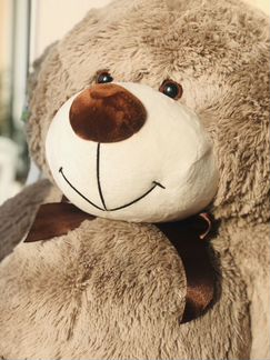 Большой плюшевый медведь Светло-коричневый 125 см