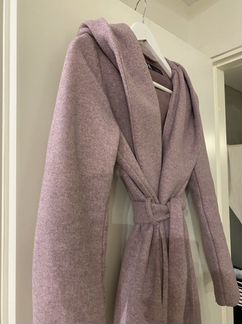 Пальто Zara с капюшоном