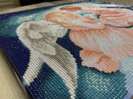 Алмазная мозайка готовая «Ангел»